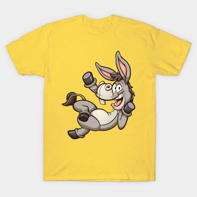 Waving donkey T-Shirt by memoangeles